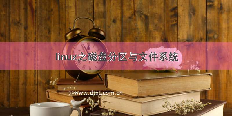 linux之磁盘分区与文件系统