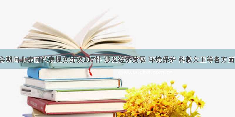 两会期间北京团代表提交建议117件 涉及经济发展 环境保护 科教文卫等各方面