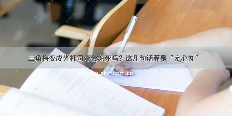 三角梅变成光杆司令会冻死吗？这几句话算是“定心丸”